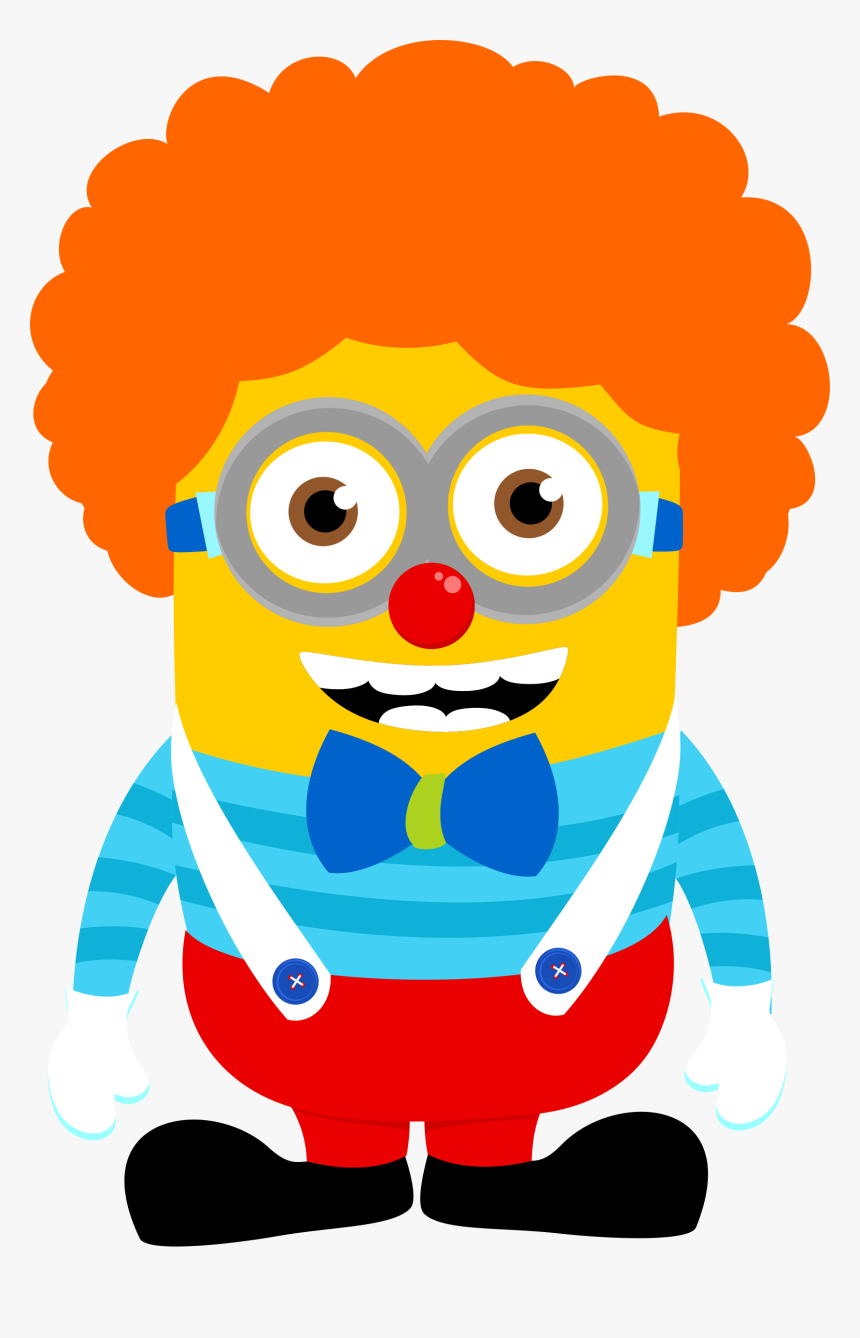 Minions Clipart Science - Minion Disfrazado De Payaso, HD Png Download, Free Download