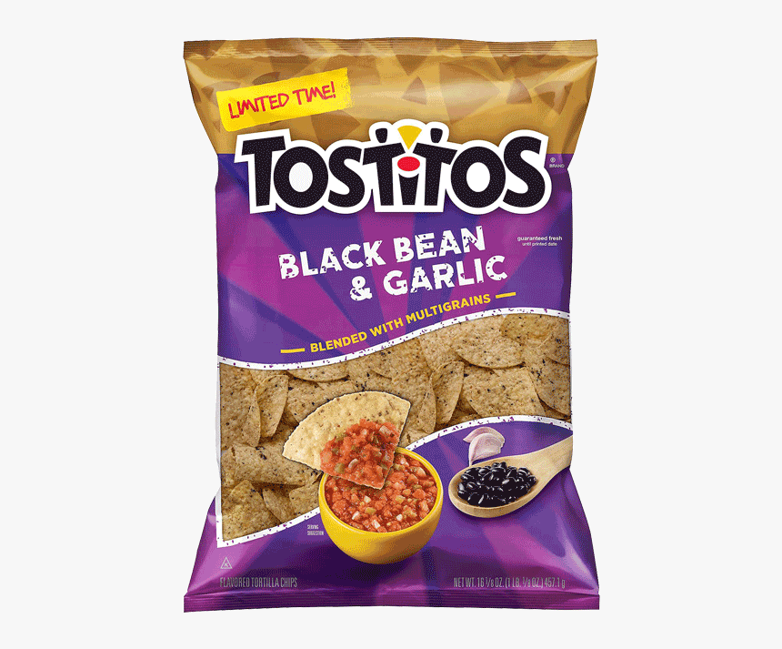 Tostitos Black Bean & Garlic Tortilla Chips"
 Class="img - Tostitos Black Bean And Garlic, HD Png Download, Free Download