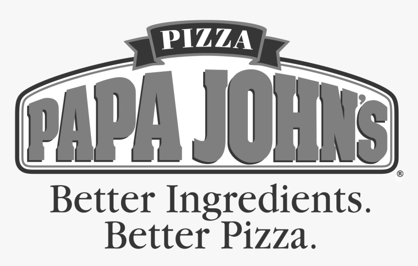 Papa Johns Logo Black And White , Png Download - Papa Johns Logo Black And White, Transparent Png, Free Download