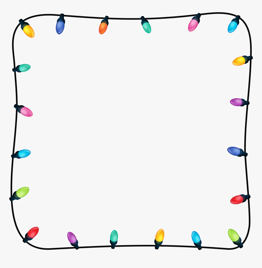 Christmas Lights Border Png Clip Art Image, Transparent, Png Download, Free Download