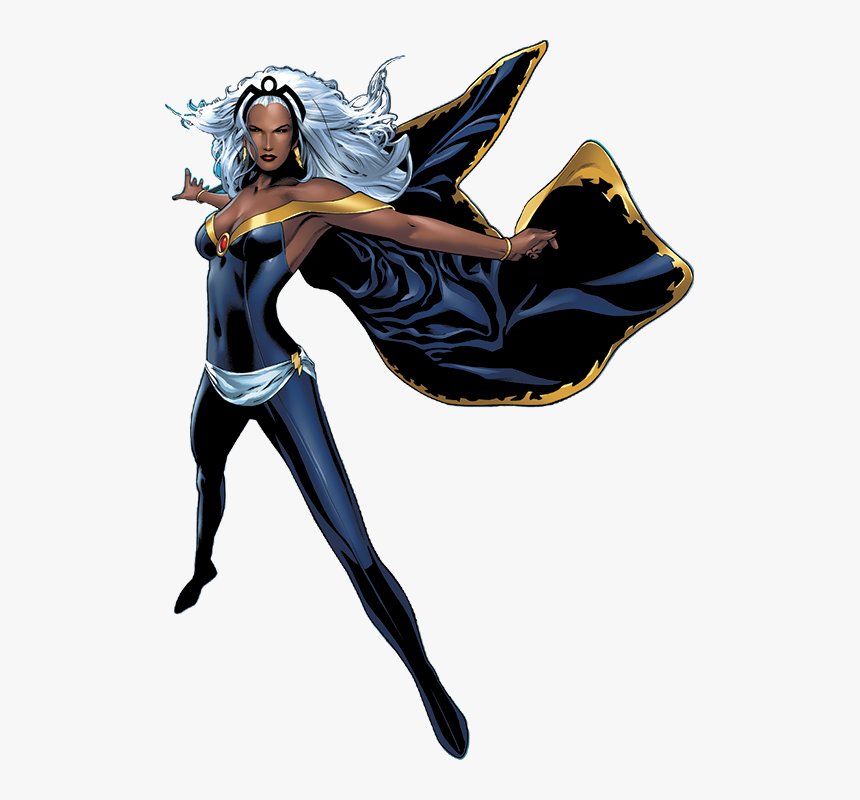Transparent Storm X Men Png - Female Superheroes Marvel With Cape, Png Download, Free Download