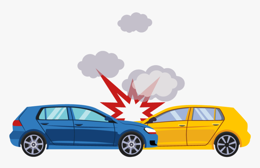 Traffic Collision Car Accident Illustration - Car Accident Transparent Background, HD Png Download, Free Download