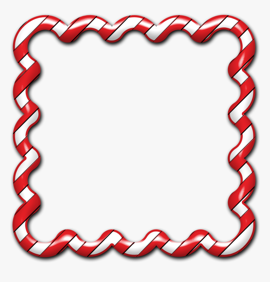 Christmas Stocking Clip Art Transparent - Candy Cane Border Clip Art, HD Png Download, Free Download