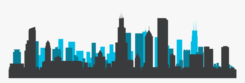 Chicago Skyline Silhouette Royalty-free - Chicago Skyline Silhouette Royalty Free, HD Png Download, Free Download
