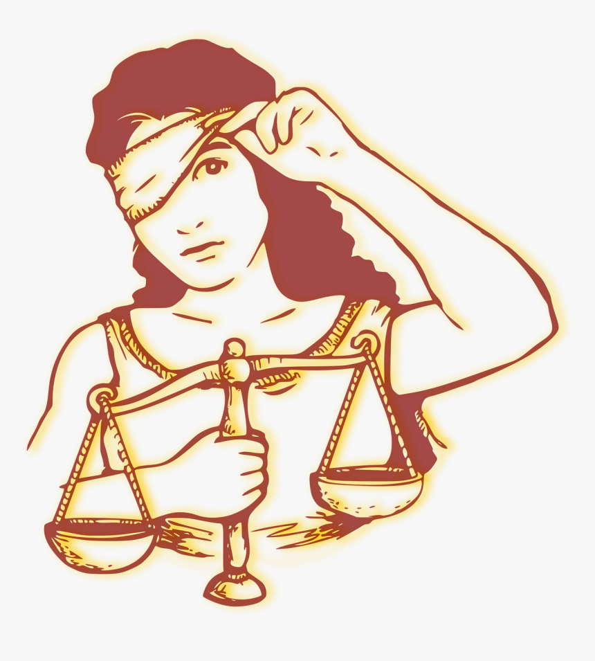 Blindfolded, Injustice, Justice, Lady - Ignorantia Juris Non Excusat, HD Png Download, Free Download