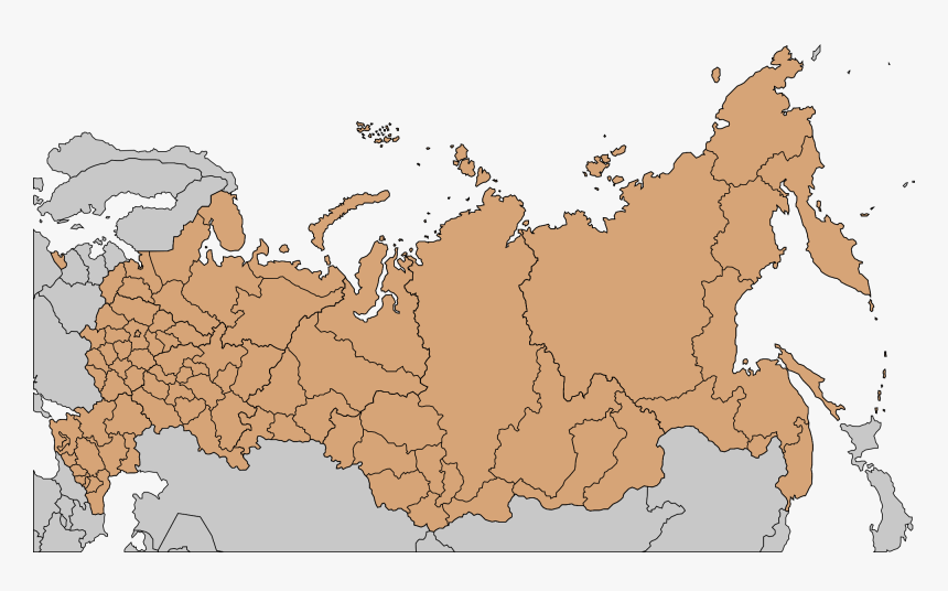 Russia Vector Map - Balkanization Of Russia, HD Png Download, Free Download
