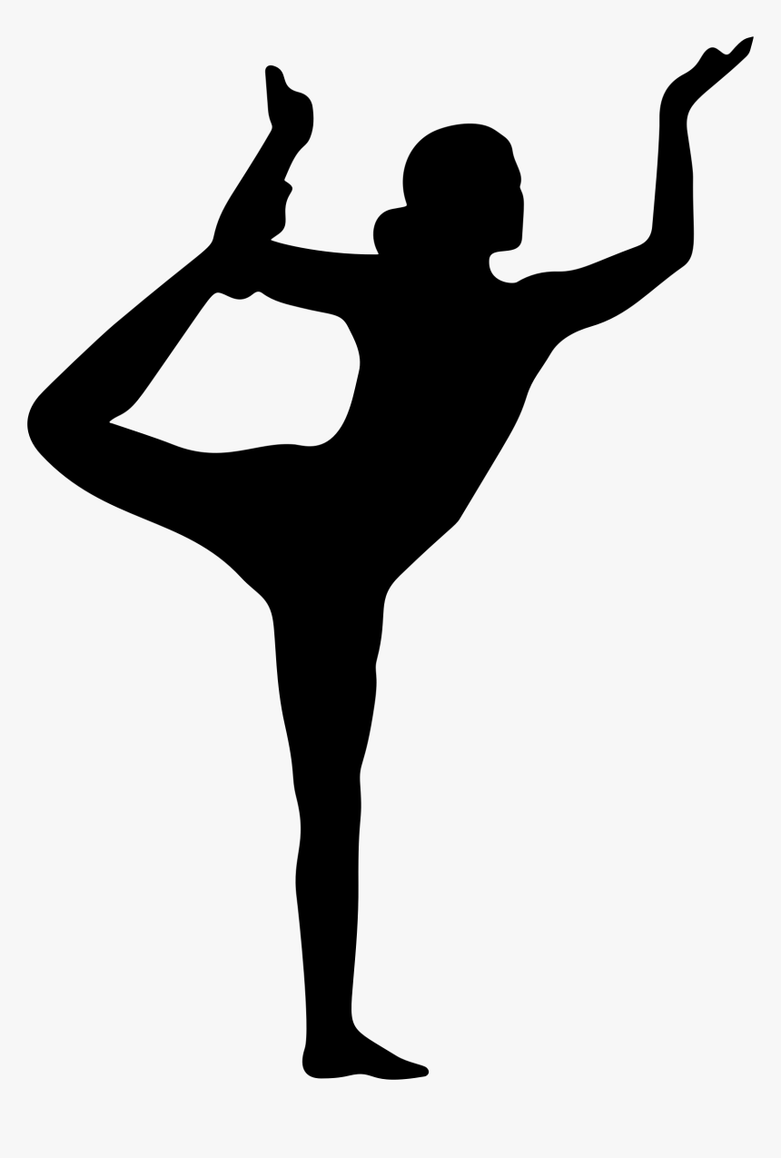 Yoga Poses Silhouette Png, Transparent Png, Free Download