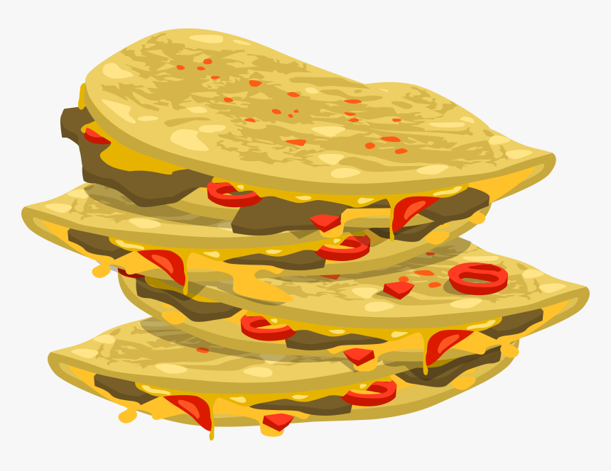 Quesadilla Mexican Cuisine Taco Cemita Enchilada - Quesadilla Clipart Png, Transparent Png, Free Download