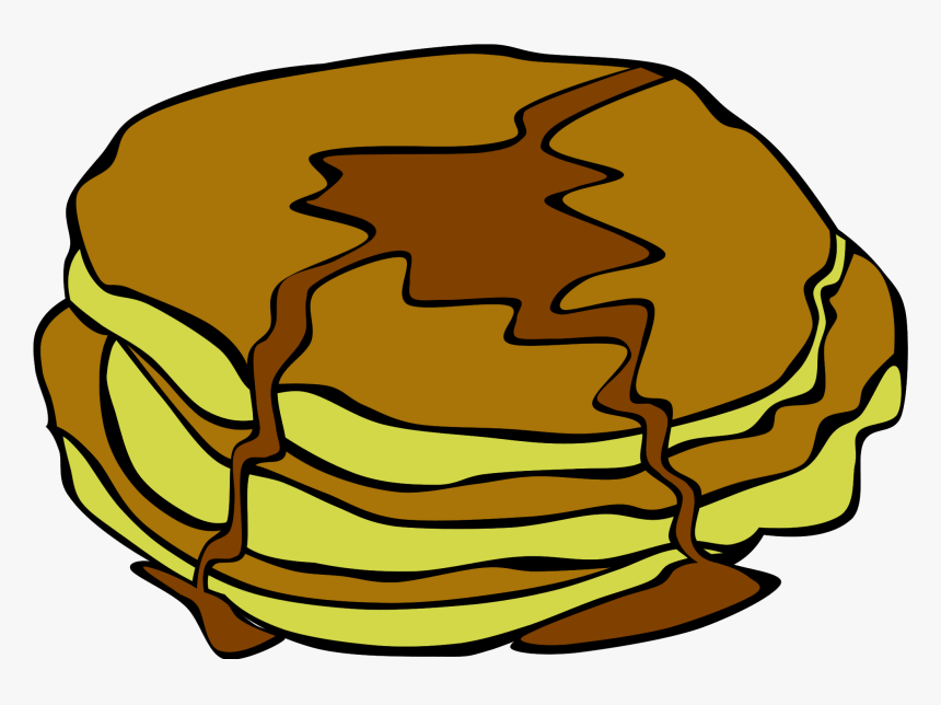 Cartoon Food Clipart Transparent - Cliparts Of Pan Cake, HD Png Download, Free Download