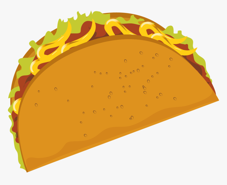 Mexican Taco Clipart - Taco Clipart, HD Png Download, Free Download