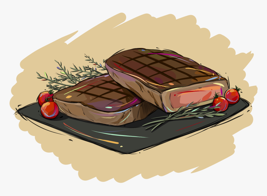 Transparent Ham And Cheese Sandwich Clipart - Steak Anime, HD Png Download, Free Download