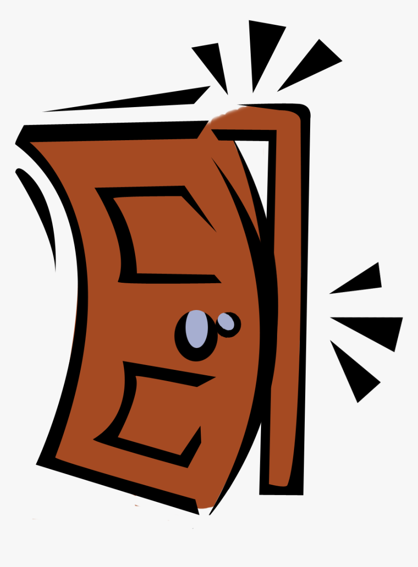 Closed-door Cliparts - Door Slam Clipart, HD Png Download, Free Download
