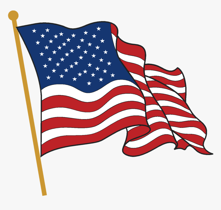 Flag Of The United States - American Flag Clipart Transparent Background, HD Png Download, Free Download
