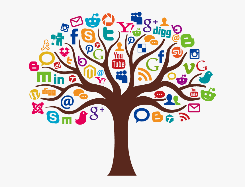 Social Media Marketing Icon - Social Media Marketing Tree, HD Png Download, Free Download