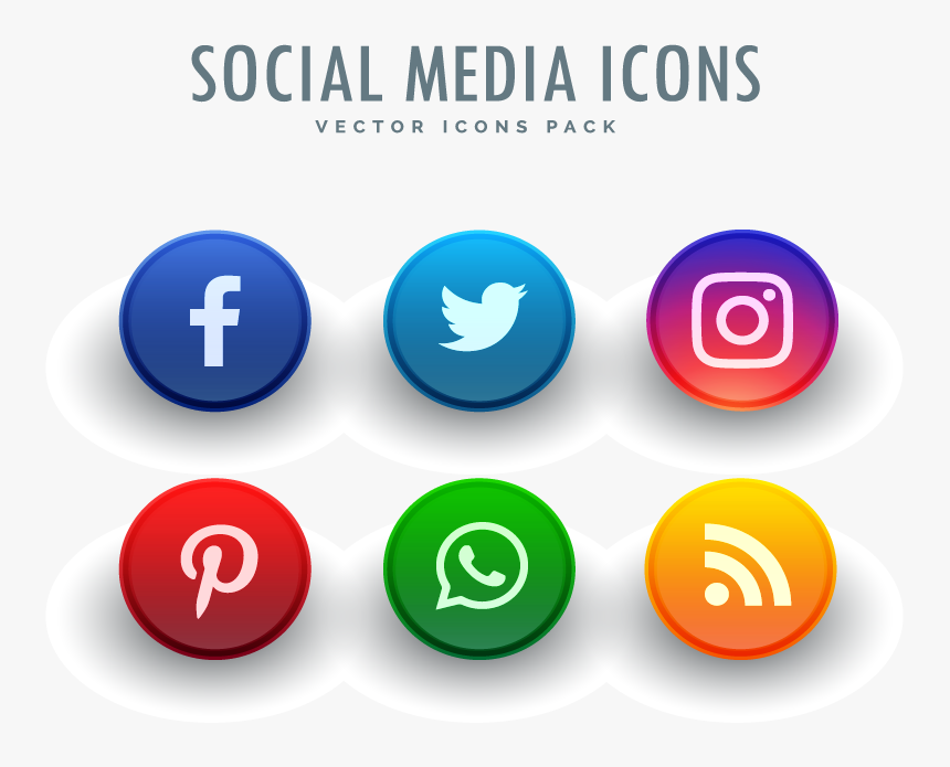 Iconos De Las Redes Sociales Png, Transparent Png, Free Download