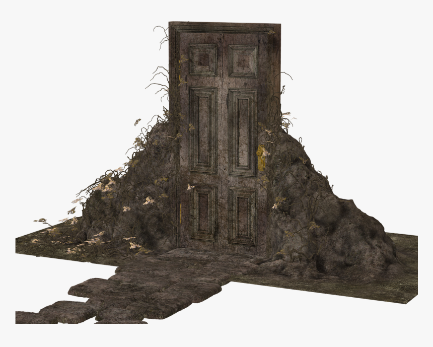 Door, Closed, Garden, Away, Rest, Landscape, Fantasy - Fantasy Door Png, Transparent Png, Free Download