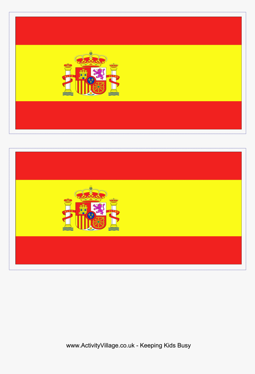 Printable Small Spanish Flag, HD Png Download, Free Download