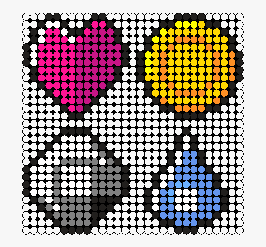 Badge Pokemon Gen1 Perler Bead Pattern / Bead Sprite - Perler Bead Patterns Bages Pokemon, HD Png Download, Free Download