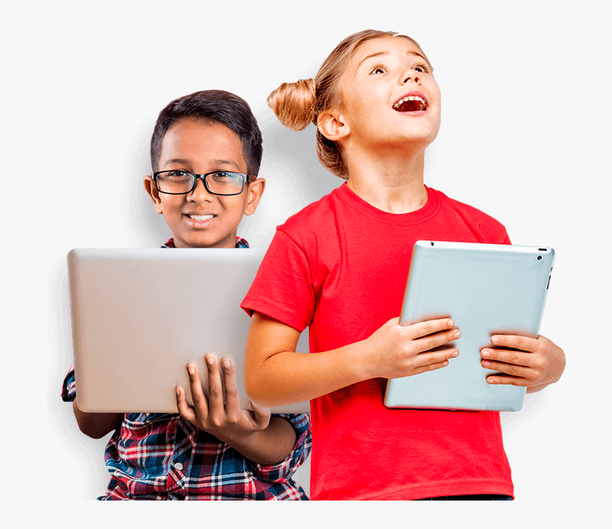Children Student Png Free Download - Kids Technology Png, Transparent Png, Free Download