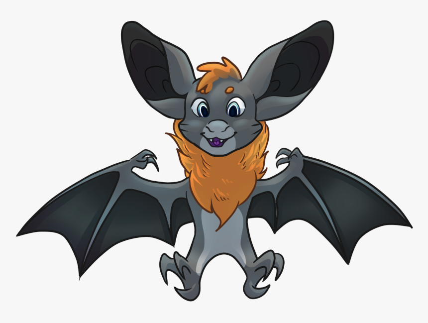 Oliver The Australian Fruit Bat - Cartoon, HD Png Download, Free Download