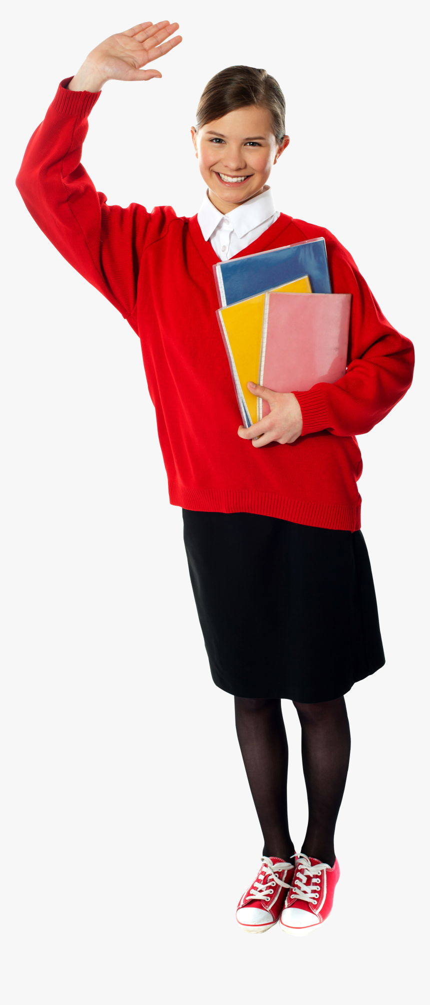 Young Girl Student Png, Transparent Png, Free Download