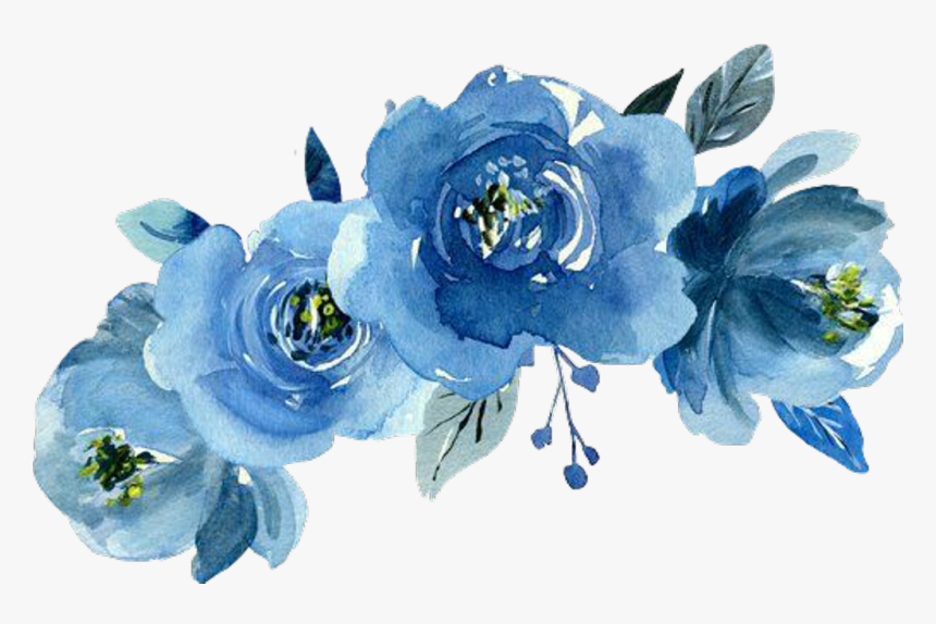 Transparent Blue Flower Crown, HD Png Download, Free Download