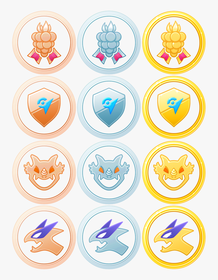 Pokemon Go New Medals, HD Png Download, Free Download