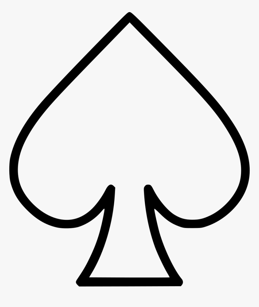 Transparent Ace Of Spades Clipart - Spades Icon Png, Png Download, Free Download