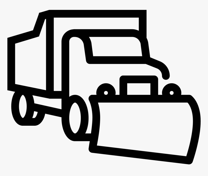 Snowplow Computer Icons Plough Plow Truck Clip Art - Snow Plow Clip Art, HD Png Download, Free Download