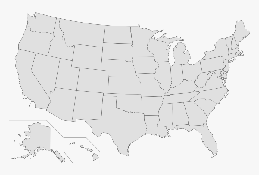 Us Map Transparent Background - Maternal Mortality Rate By State, HD Png Download, Free Download