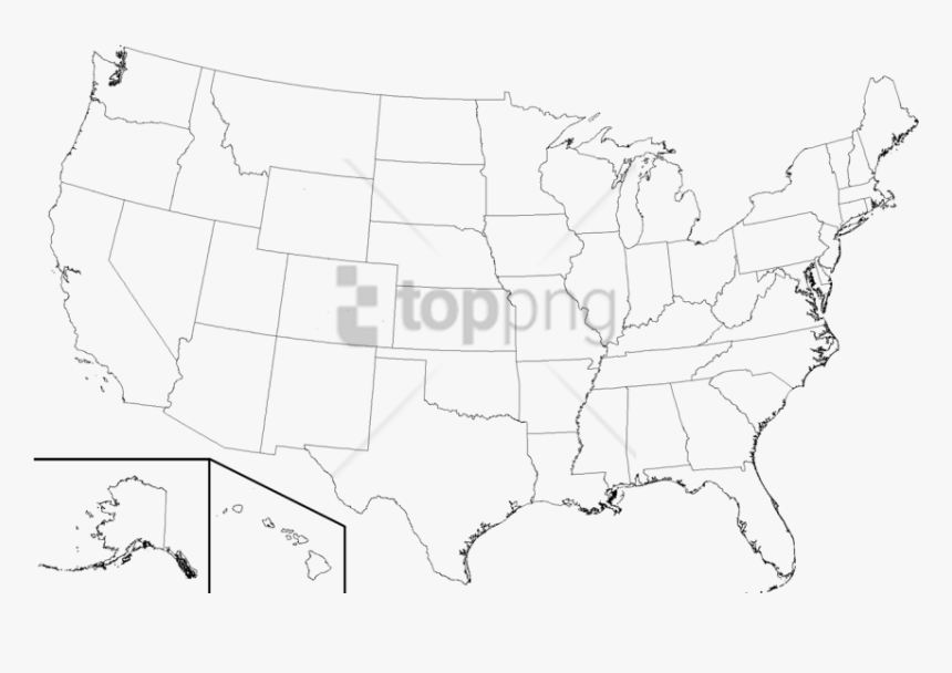 United States Map Transparent Background High Resolution Us Map