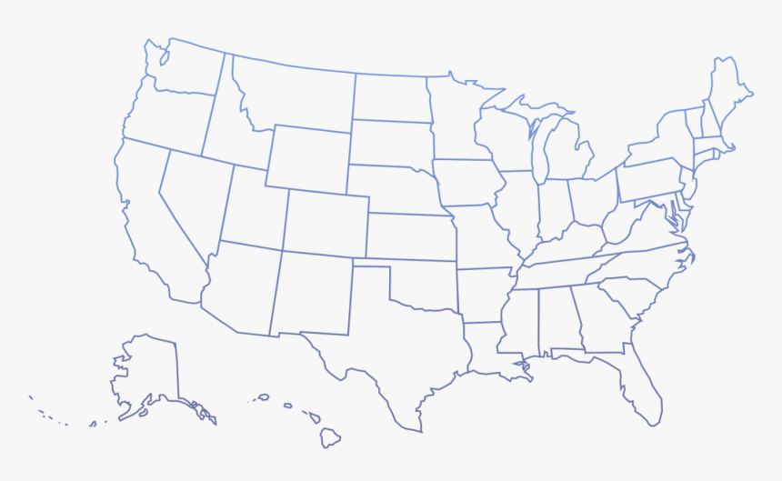 Transparent United States Map Png - Crater Lake National Park Us Map, Png Download, Free Download