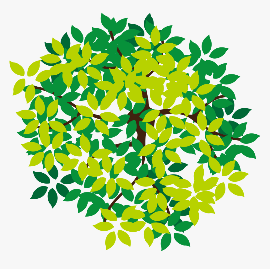 Lush Top Tree Icon Png Download Free Clipart - Tree Icon Top View Png, Transparent Png, Free Download