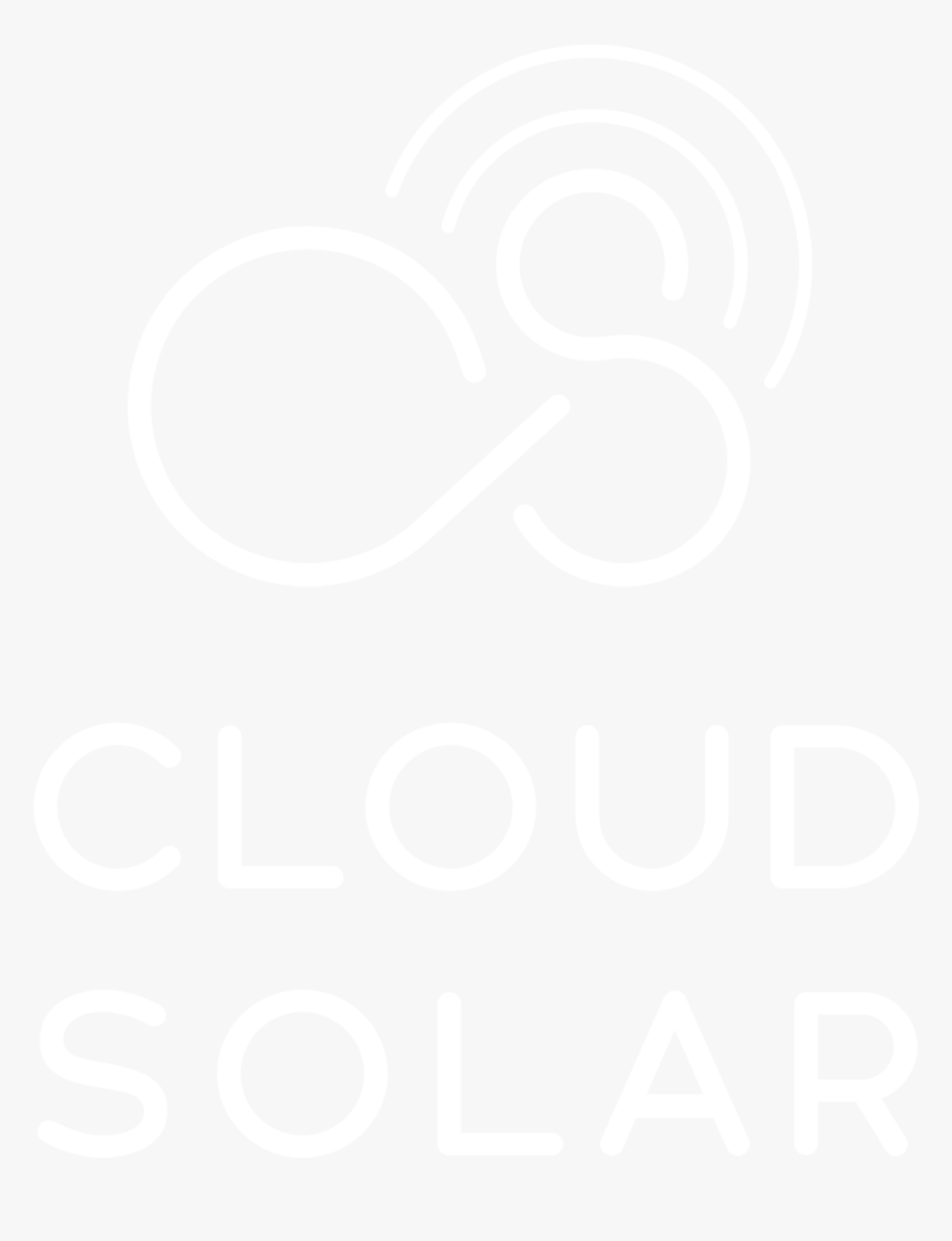 Cloud Solar Logo - Johns Hopkins White Logo, HD Png Download, Free Download