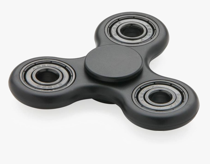 Black Fidget Spinner Png Pic, Transparent Png, Free Download