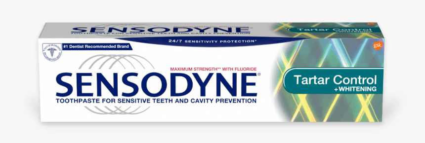 Sensodyne Tartar Control With Whitening Toothpaste, HD Png Download, Free Download