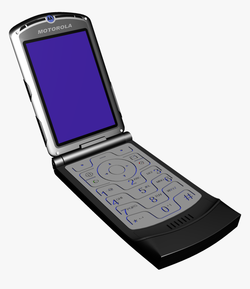 Motorola V3 Phone Png Clipart, Transparent Png, Free Download