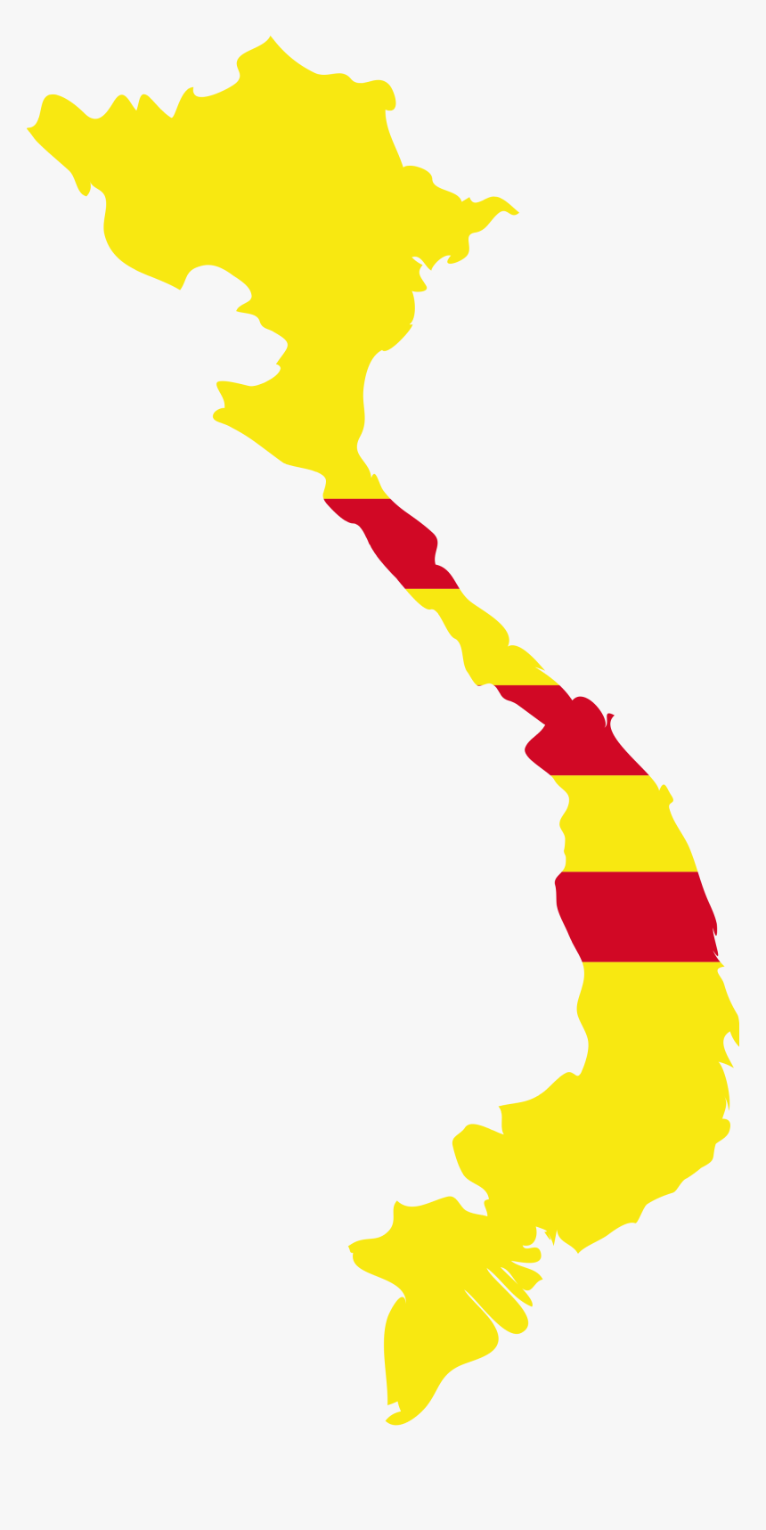 Flag Map Of The State Of Vietnam, HD Png Download, Free Download