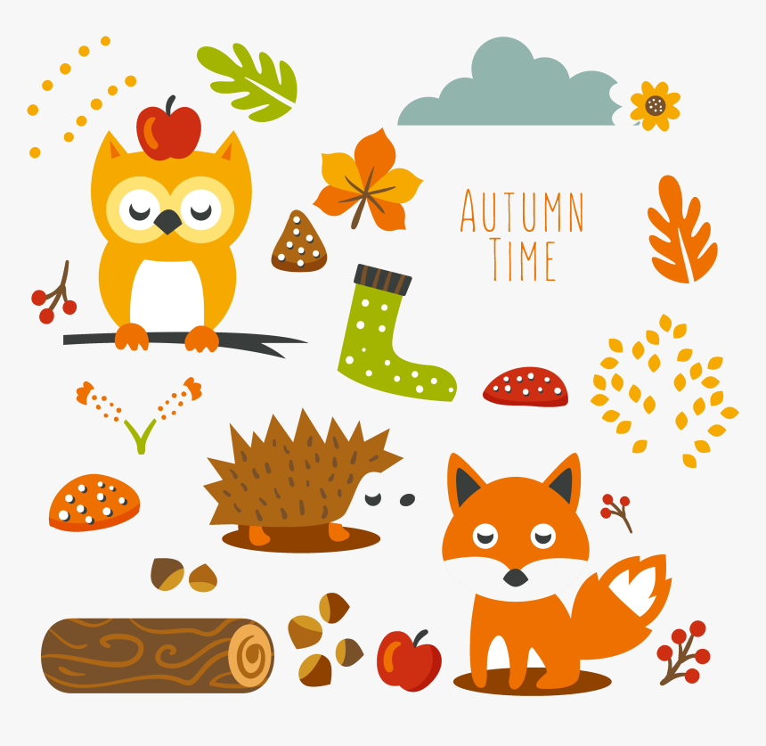 September Decorations Clipart Autumn Within Transparent, HD Png Download, Free Download