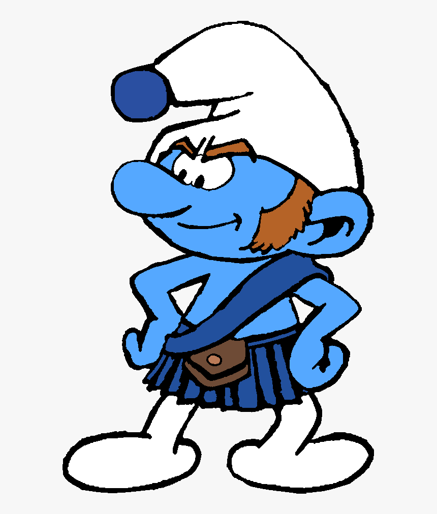 Gutsy Smurf , Png Download, Transparent Png, Free Download