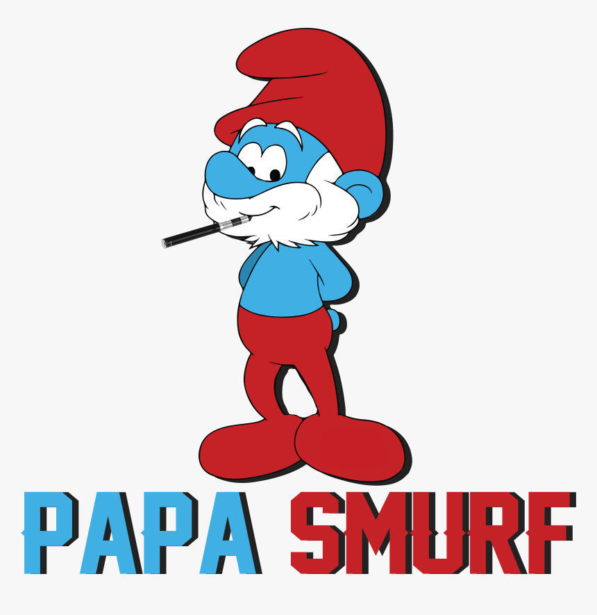 Smurfs Clipart Papa, HD Png Download, Free Download