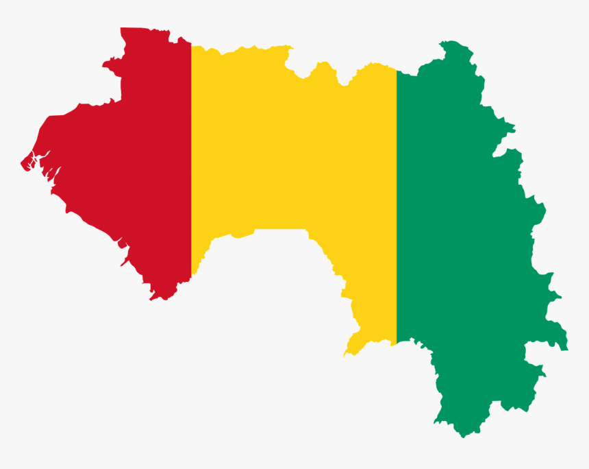 Guinea, Flag, Map, Geography, Outline, Africa, Country, HD Png Download, Free Download