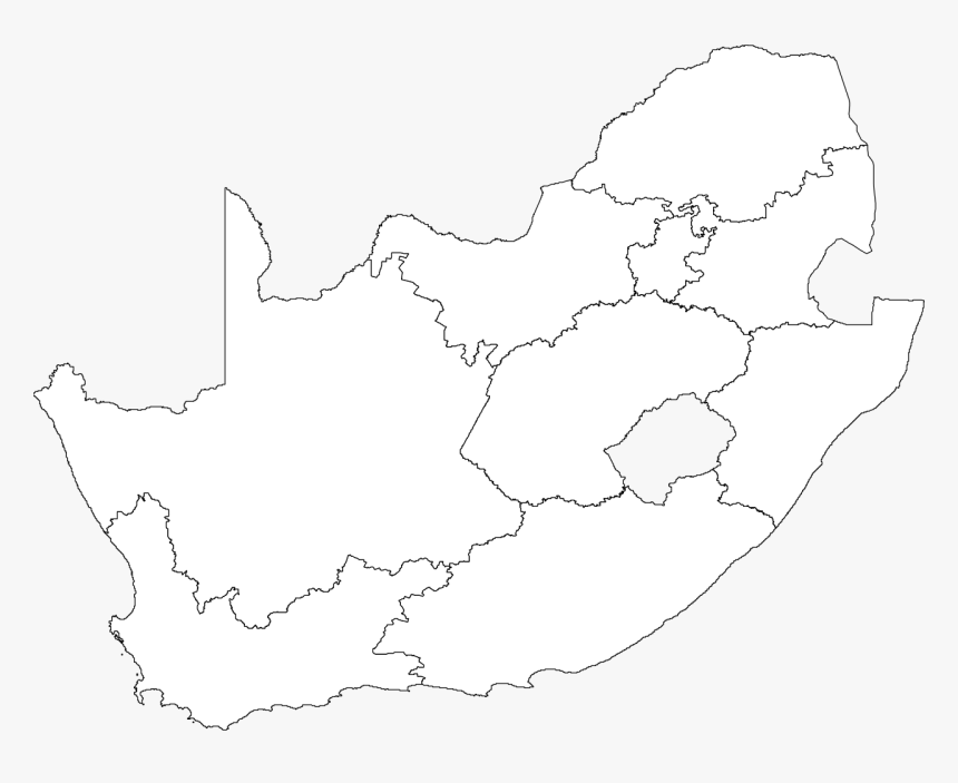 File - Sa Provinces - Svg - Map, HD Png Download, Free Download