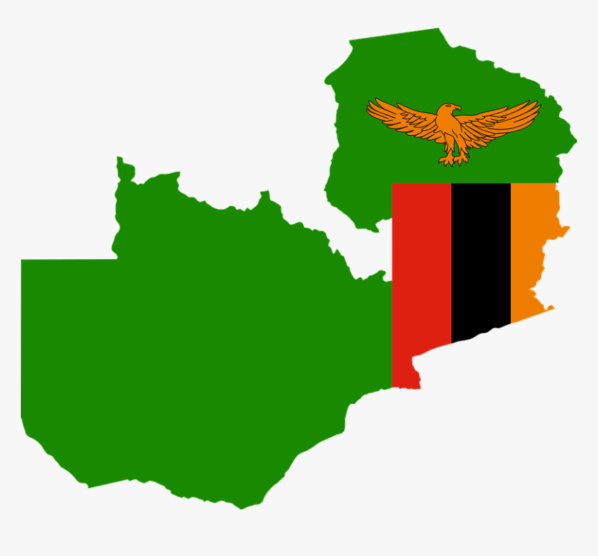 Zambia, Flag, Map, Geography, Outline, Africa, Country, HD Png Download, Free Download