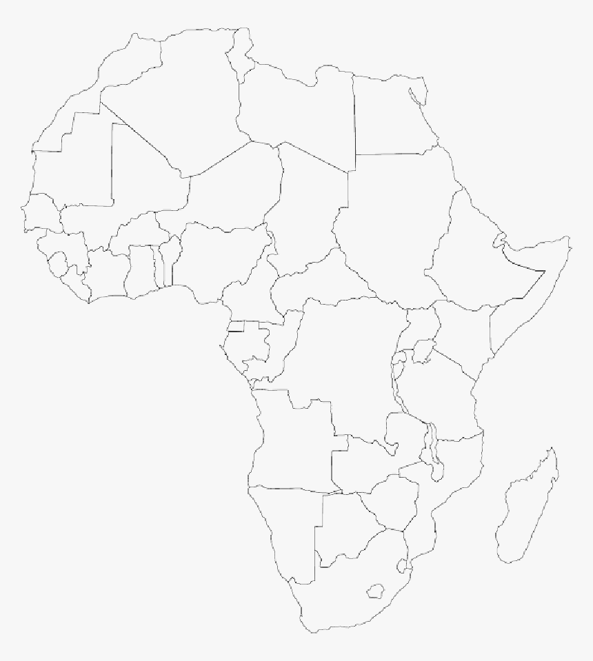 Africa Outline Png, Transparent Png, Free Download