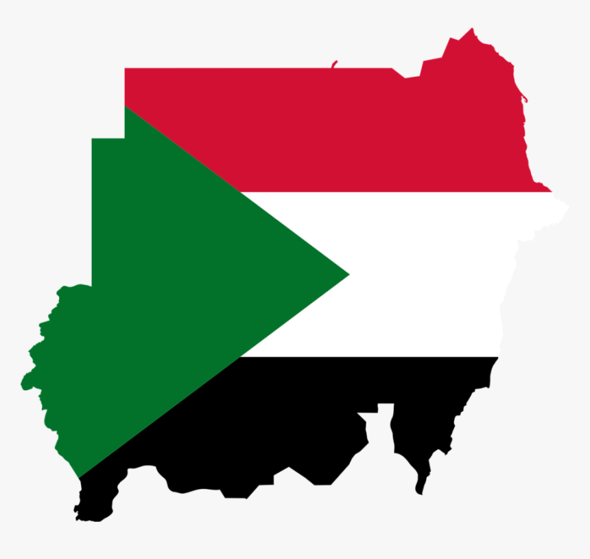 Sudan, Flag, Map, Geography, Outline, Africa, Country, HD Png Download, Free Download