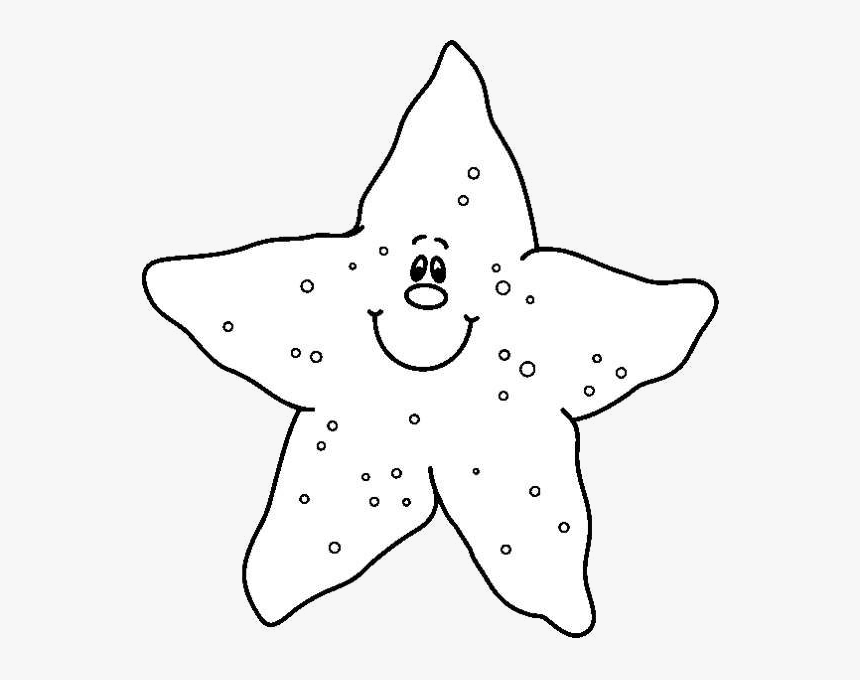 Starfish Black White Clipart Collection Transparent, HD Png Download, Free Download