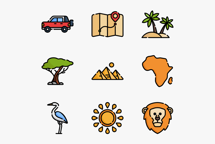 Continent Icons Free, HD Png Download, Free Download