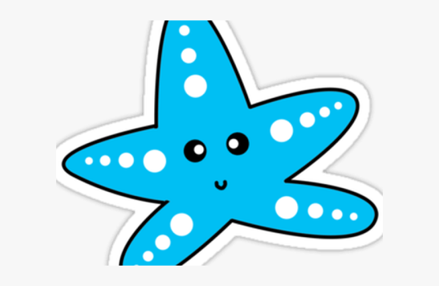 Starfish Clipart Cute Cartoon, HD Png Download, Free Download