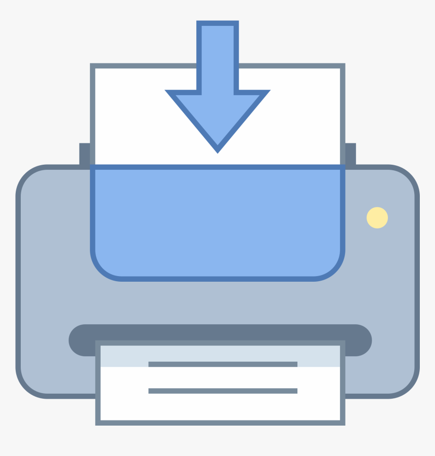 Clip Freeuse Library Send To Printer Icon Free Download, HD Png Download, Free Download
